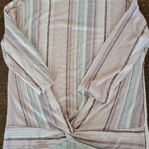 NWT! Above and Beyond Brand Casual/Boho Blouse, Sz M - Picture 3 of 11